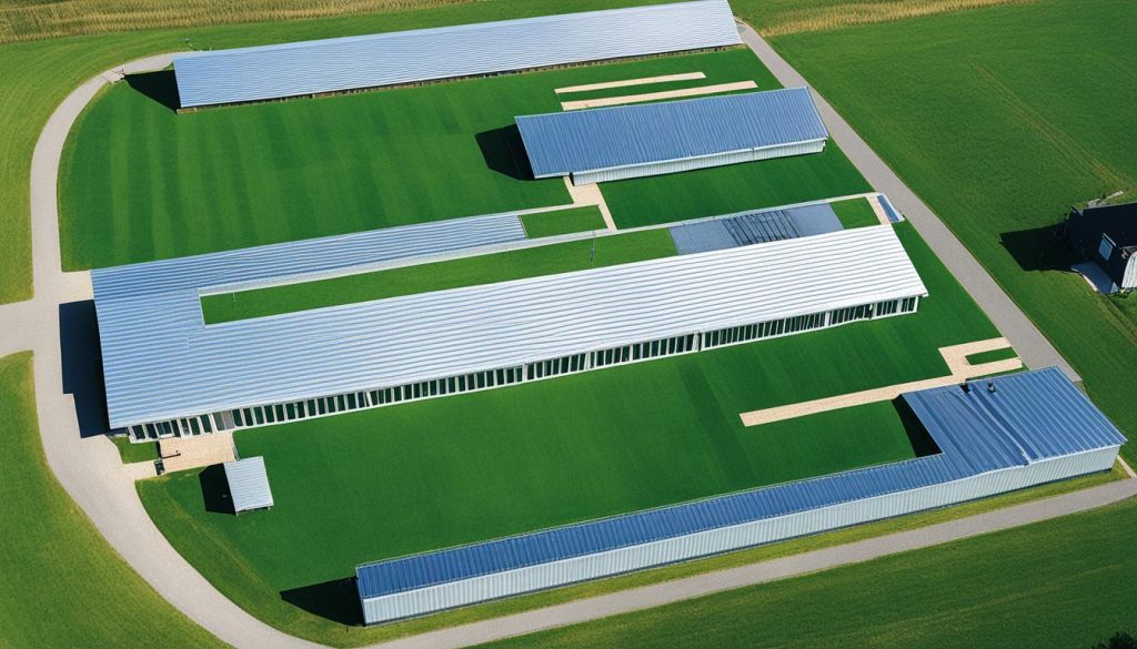 Golfplaten dak
